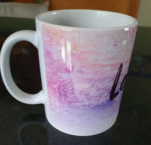 Load image into Gallery viewer, Personalised Name Watercolour Abstract Mug
