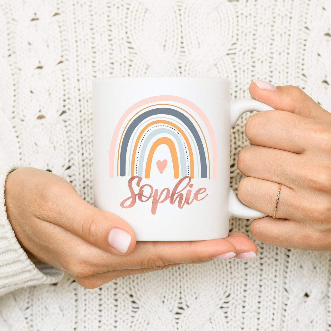 Personalised Rainbow Mug