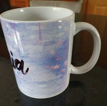 Load image into Gallery viewer, Personalised Name Watercolour Abstract Mug
