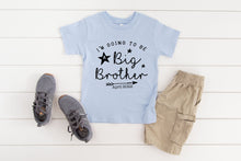 Load image into Gallery viewer, Personalised Big Brother T-Shirt / Brother T-Shirt / Pregnancy Announcement T-Shirt / New Baby Reveal / Big Brother T-Shirt
